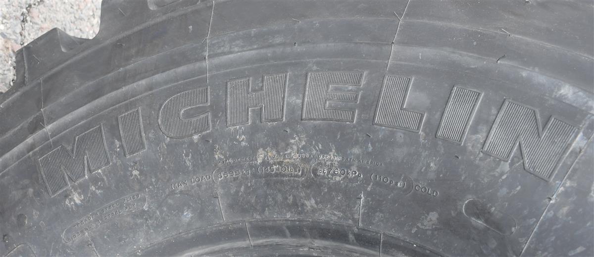 Michelin XZL 16.00R20 Radial Tire 16.00 x 20 90% Tread